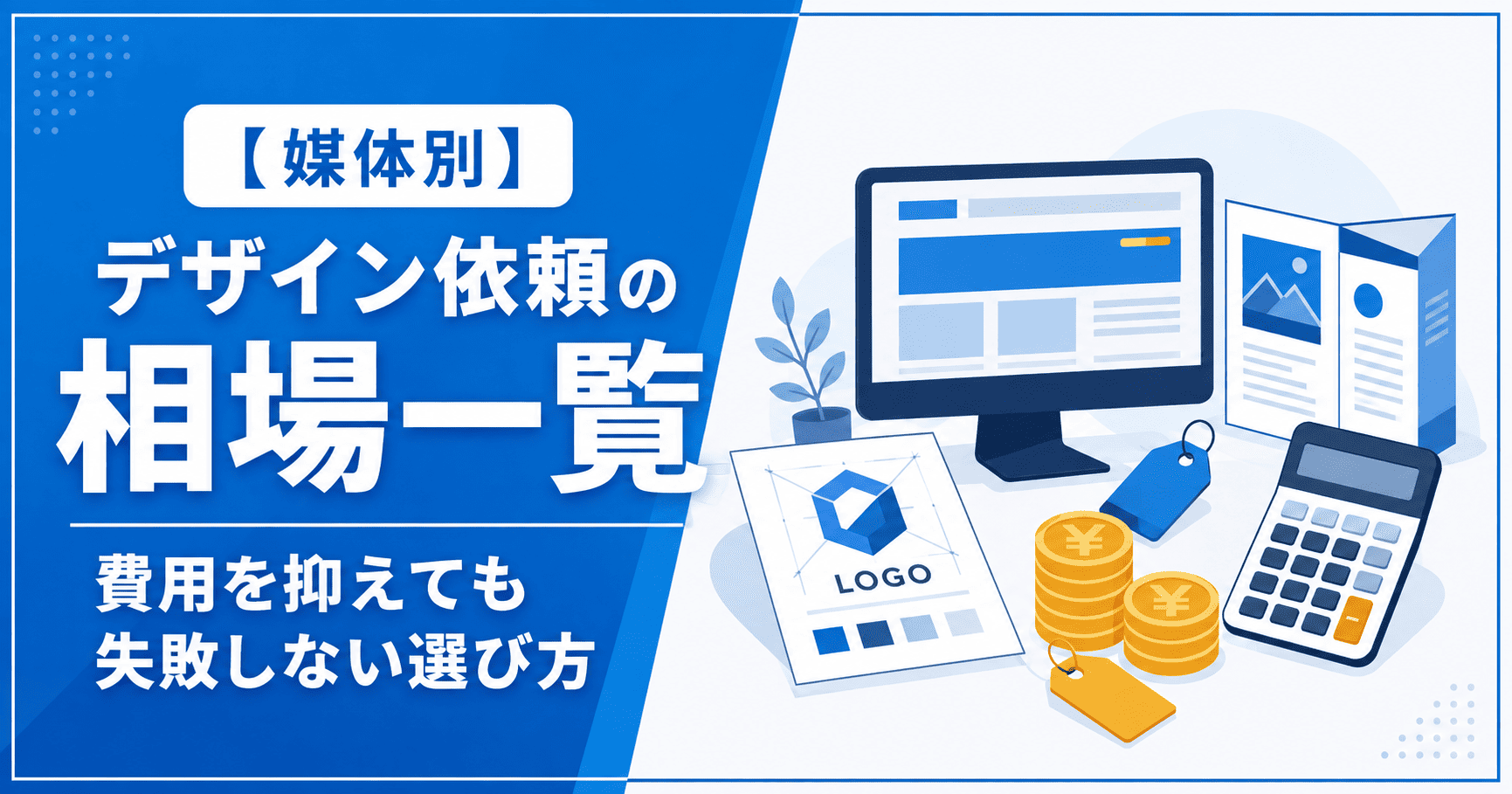 【媒体別】デザイン依頼の相場一覧｜費用を抑えても失敗しない選び方